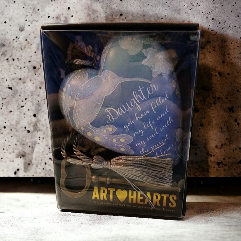 Daughter  Art Hearts by Demdaco  Daughter you have Filled my Life and Soup  NIB